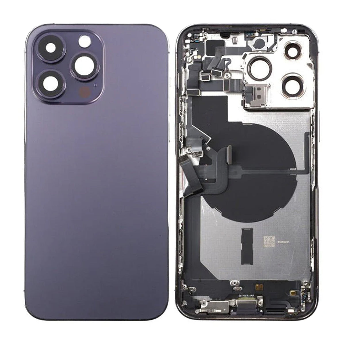 iPhone 14 Pro Max Bagside med komplet ramme - Lilla