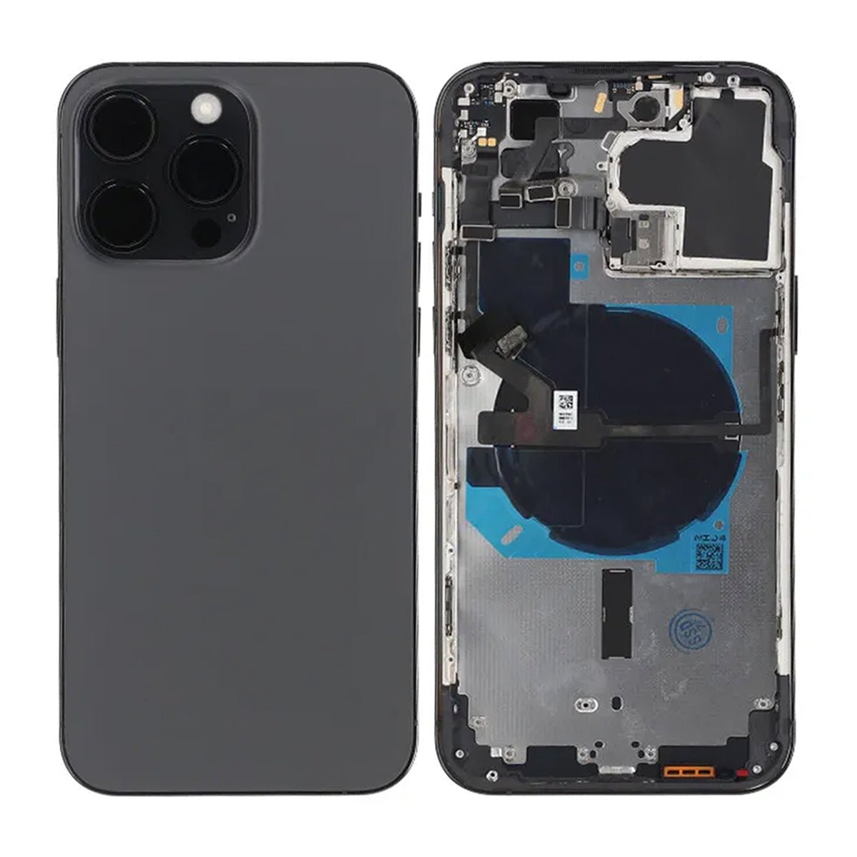 iPhone 14 Pro Max Bagside med komplet ramme OEM - Grafit