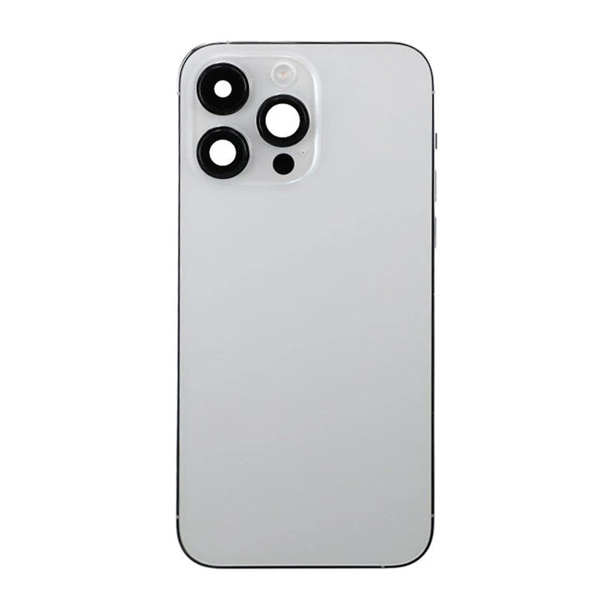 iPhone 14 Pro Max Bagside med komplet ramme - Sølv