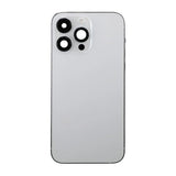 iPhone 14 Pro Max Bagside med komplet ramme - Sølv