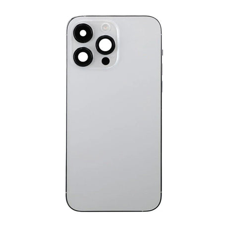 iPhone 14 Pro Max Bagside med komplet ramme - Sølv