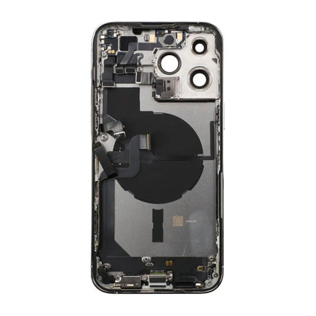 iPhone 14 Pro Max Bagside med komplet ramme - Sølv