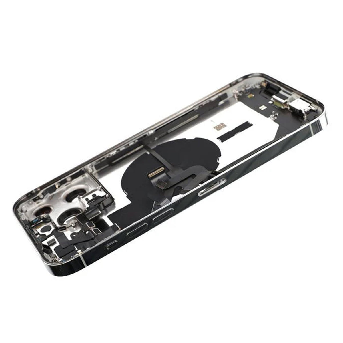 iPhone 14 Pro Max Bagside med komplet ramme - Sølv