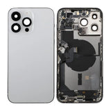 iPhone 14 Pro Max Bagside med komplet ramme - Sølv