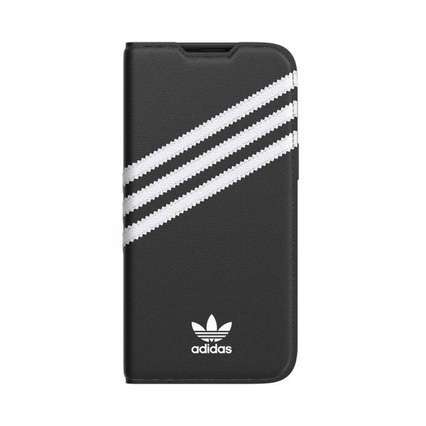 Adidas iPhone 14 Pro Max Cover 3 Stripes Booklet Case Sort Hvid