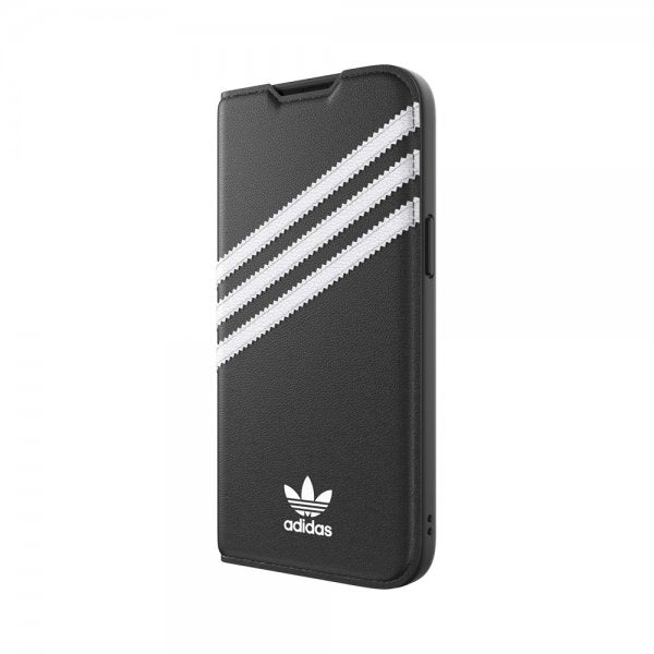 Adidas iPhone 14 Pro Max Cover 3 Stripes Booklet Case Sort Hvid