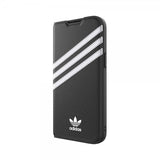 Adidas iPhone 14 Pro Max Cover 3 Stripes Booklet Case Sort Hvid