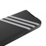 Adidas iPhone 14 Pro Max Cover 3 Stripes Booklet Case Sort Hvid