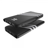 Adidas iPhone 14 Pro Max Cover 3 Stripes Booklet Case Sort Hvid