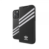 Adidas iPhone 14 Pro Max Cover 3 Stripes Booklet Case Sort Hvid