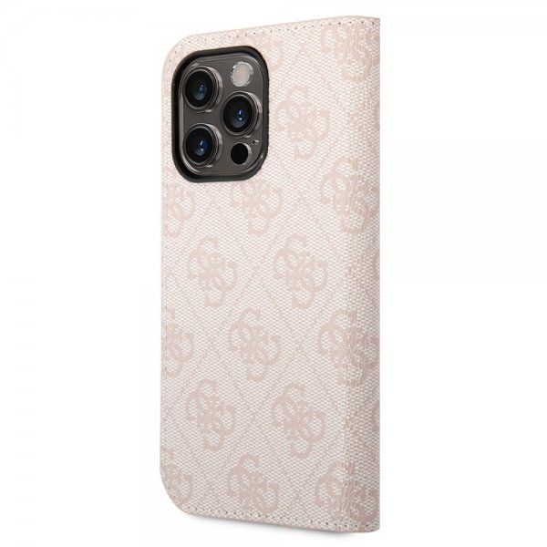 Guess iPhone 14 Pro Max Cover 4G Logo Rosa