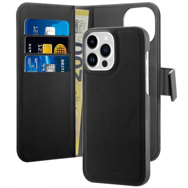 Puro iPhone 14 Pro Max Cover Detachable MagSafe Wallet Case Sort