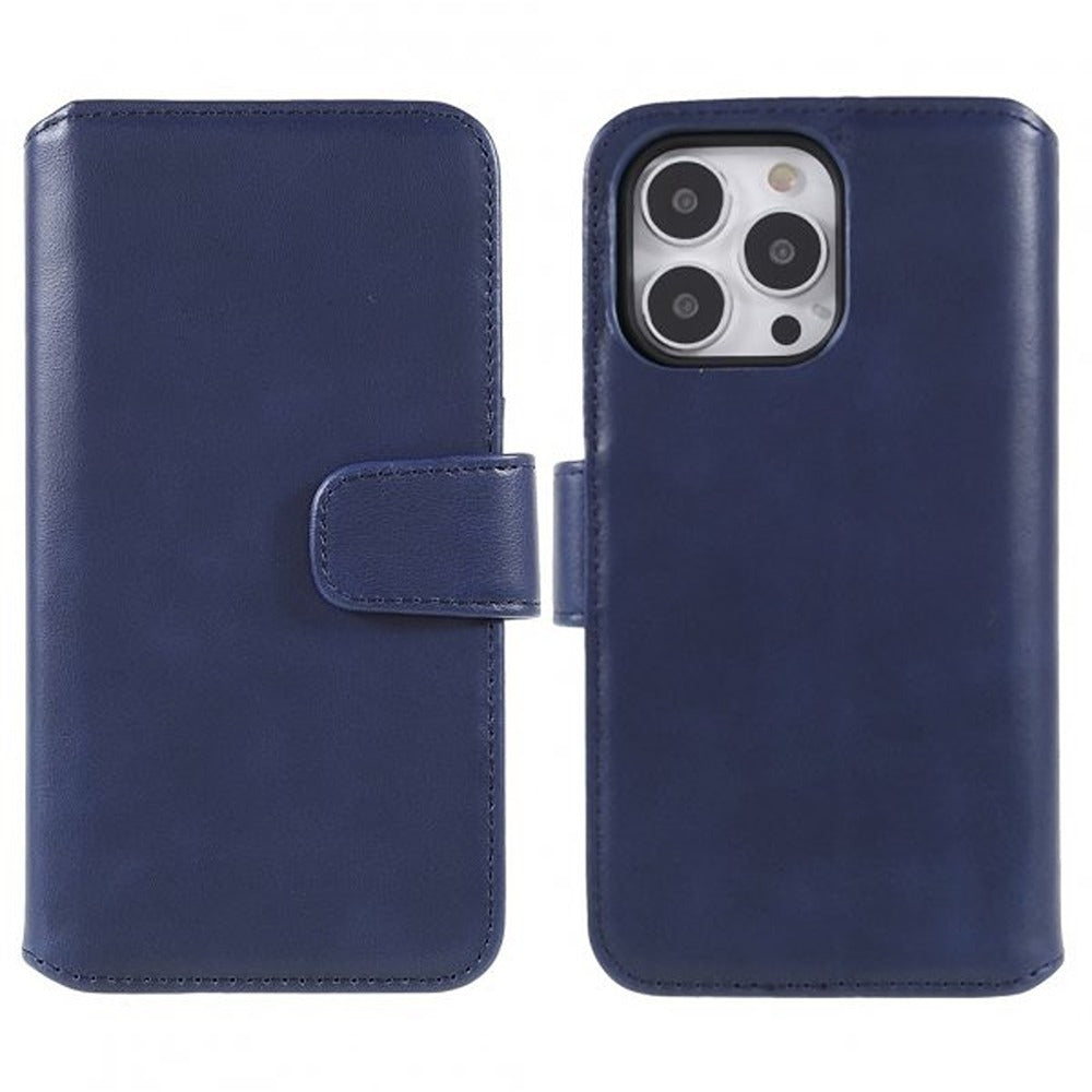 Nordic Covers iPhone 14 Pro Max Etui Essential Leather Heron Blue