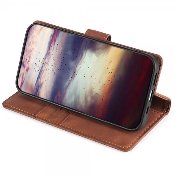 iPhone 14 Pro Max Cover Krokodillemønster Brun