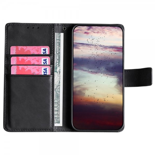 iPhone 14 Pro Max Cover Krokodillemønster Sort
