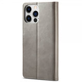 Lc.Imeeke iPhone 14 Pro Max Cover med Kortlomme Standerfunktion Grå