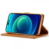 Lc.Imeeke iPhone 14 Pro Max Cover med Kortlomme Standerfunktion Lysebrun