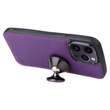 iPhone 14 Pro Max Cover med Aftageligt Cover KT Leather Series-3 Lilla