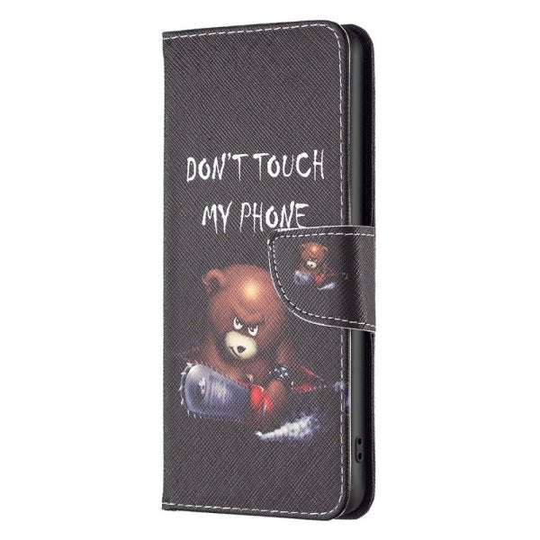 iPhone 14 Pro Max Cover Motiv Bjørn Don't Touch My Phone