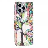 iPhone 14 Pro Max Cover Motiv Farverigt Træ
