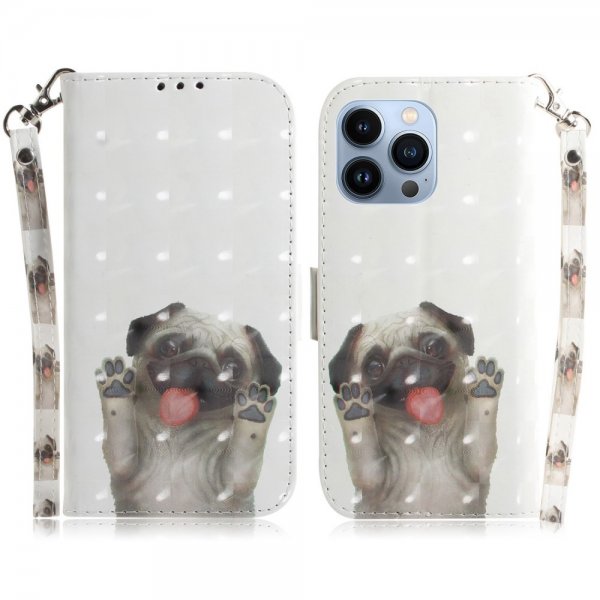 iPhone 14 Pro Max Cover Motiv Mops