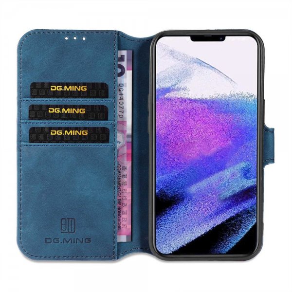 Dg.Ming iPhone 14 Pro Max Retro Blå Cover