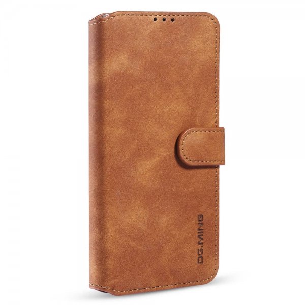 Dg.Ming iPhone 14 Pro Max Etui Retro Brun