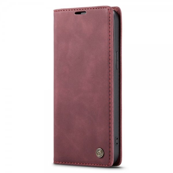 CaseMe iPhone 14 Pro Max Cover Retro Flip Rød