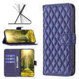 iPhone 14 Pro Max Cover Rombemønster Blå