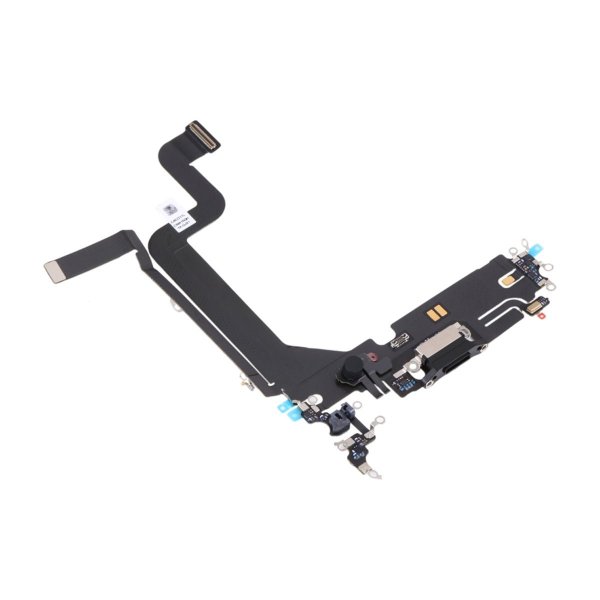 iPhone 14 Pro Max Ladeport med Flexkabel Original - Sort