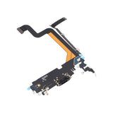 iPhone 14 Pro Max Ladeport med Flexkabel Original - Sort