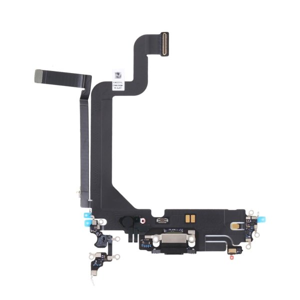 iPhone 14 Pro Max Ladeport med Flexkabel Original - Sort