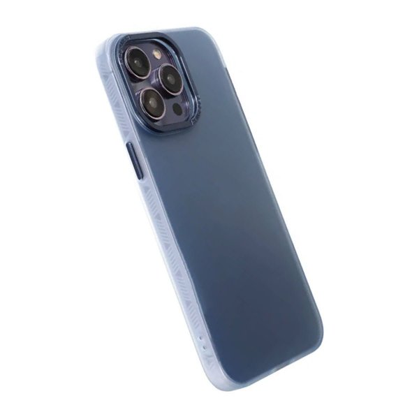 iPhone 14 Pro Max Cover Kameralinse MagSafe Blå
