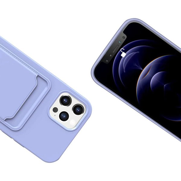 iPhone 14 Pro Max Cover Kortholder Lilla