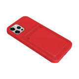 iPhone 14 Pro Max Cover Kortholder Rød