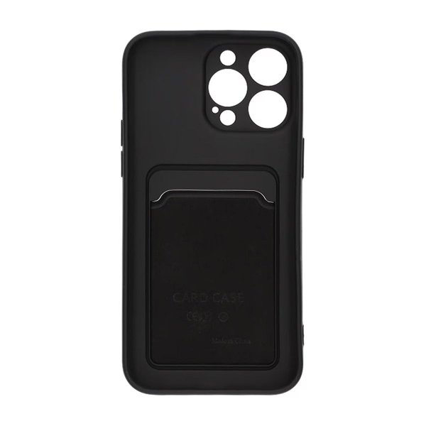 iPhone 14 Pro Max Cover med kortholder Sort