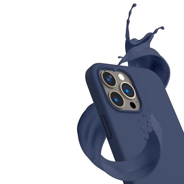 Rvelon iPhone 14 Pro Max Cover Silikone Blå