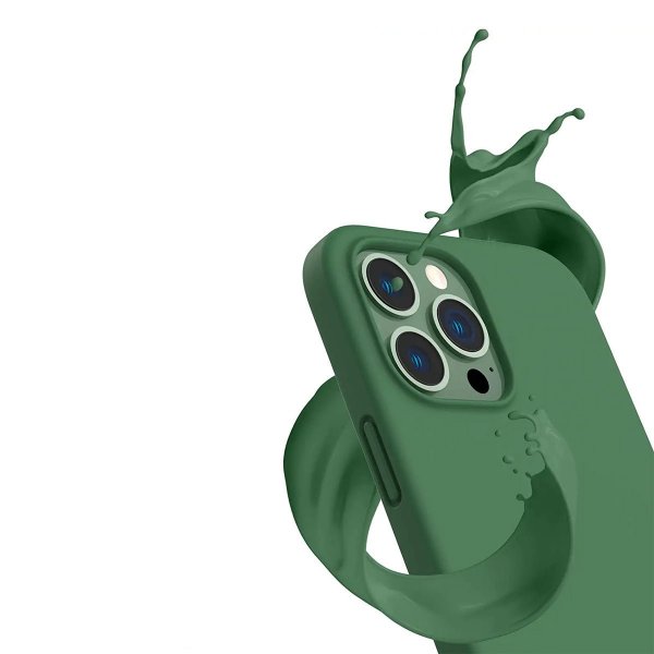 Rvelon iPhone 14 Pro Max Cover Silikone MagSafe Grøn