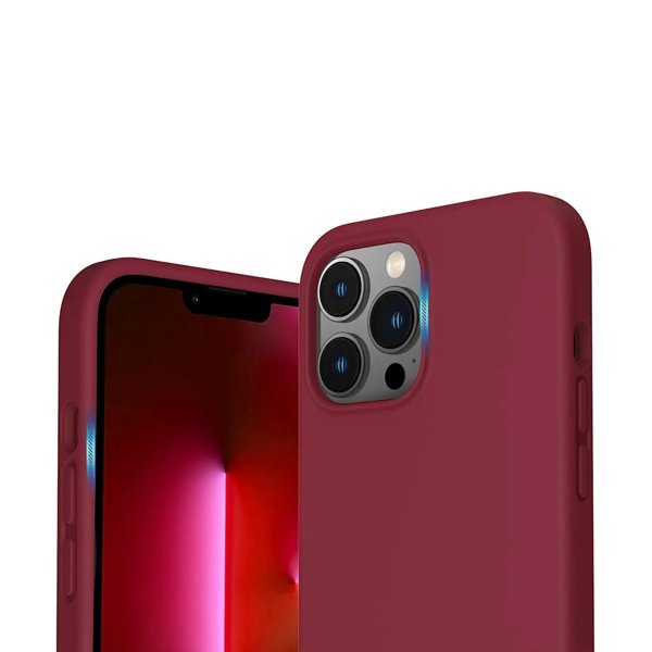 Rvelon iPhone 14 Pro Max Silikone Cover Rød