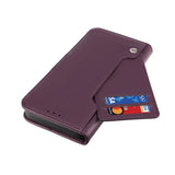 Rvelon iPhone 14 Pro Max Etui Udtrækkeligt Kortrum Lilla