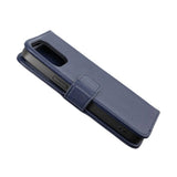 Rvelon iPhone 14 Pro Max Etui Ægte Læder Blå