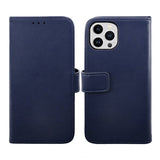 Rvelon iPhone 14 Pro Max Etui Ægte Læder Blå