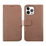 Rvelon iPhone 14 Pro Max Etui Ægte Læder Brun