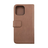 Rvelon iPhone 14 Pro Max Etui Ægte Læder Brun