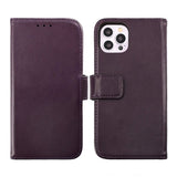 Rvelon iPhone 14 Pro Max Etui Ægte Læder Lilla