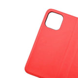 Rvelon iPhone 14 Pro Max Fodral Ægte Læder Rød