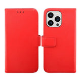 Rvelon iPhone 14 Pro Max Fodral Ægte Læder Rød