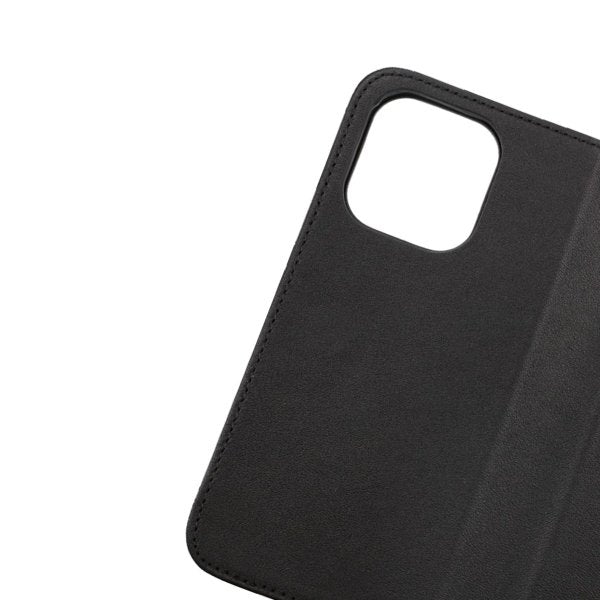 Rvelon iPhone 14 Pro Max Etui Ægte Læder Sort