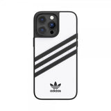 Adidas iPhone 14 Pro Max Cover 3 Stripes Snap Case Hvid Sort