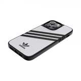 Adidas iPhone 14 Pro Max Cover 3 Stripes Snap Case Hvid Sort